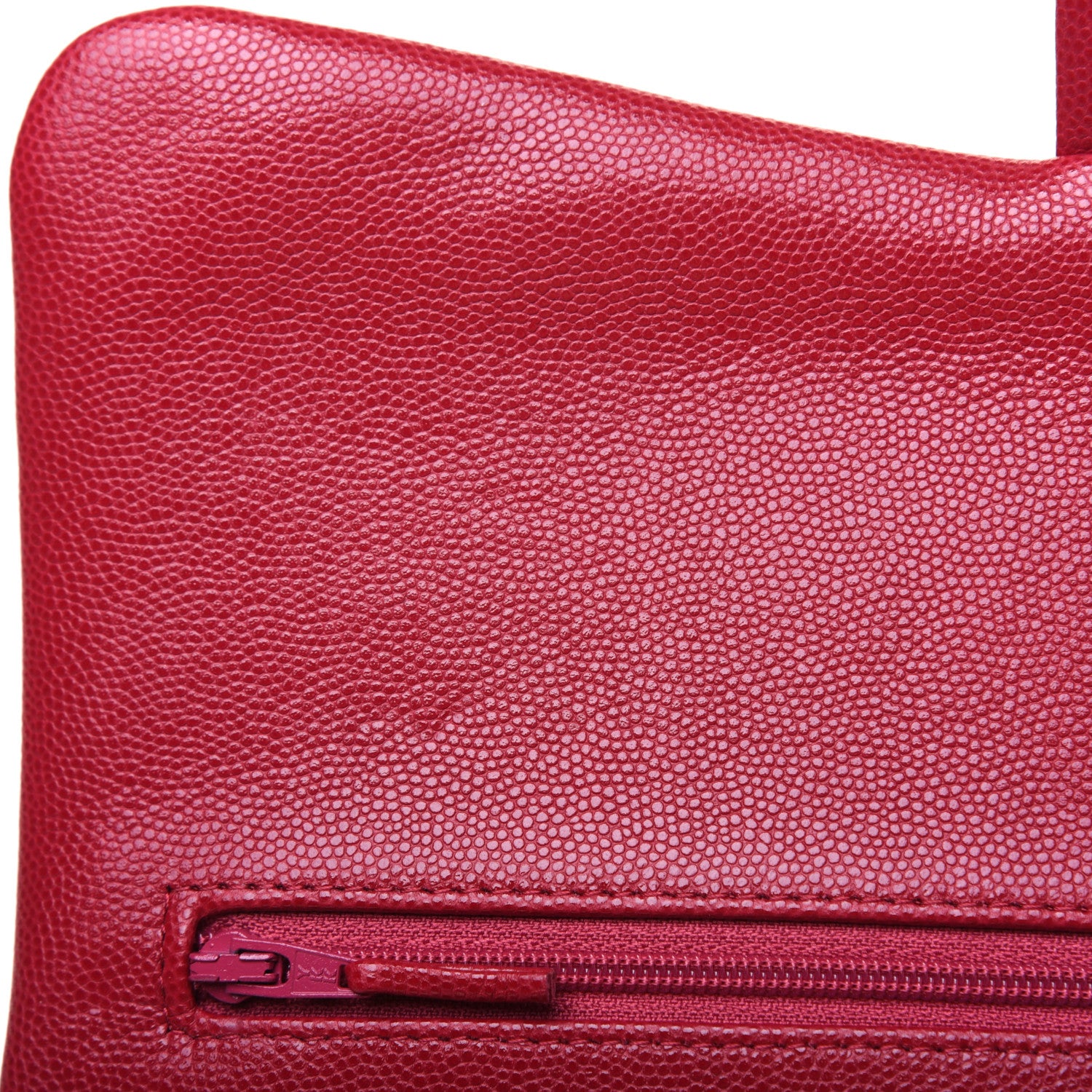 Chanel Caviar Quilted Jumbo Double Flap Dark Pink 10 of 15