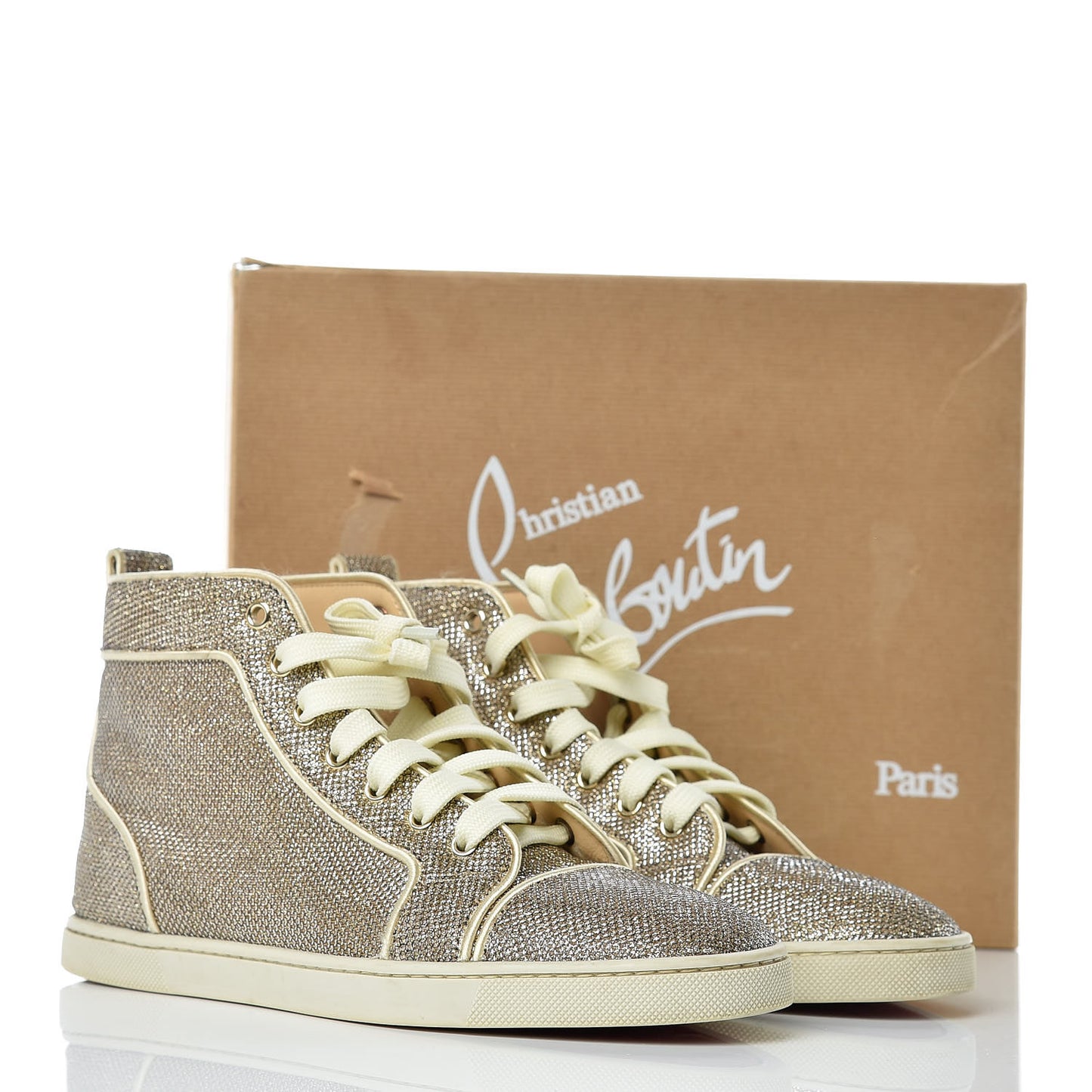 Metallic Lurex Womens Bip Bip Orlato Flat Sneakers 40 Gold