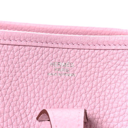 Hermes Taurillon Clemence EVELYNE III PM Mauve Sylvestre 7 of 10