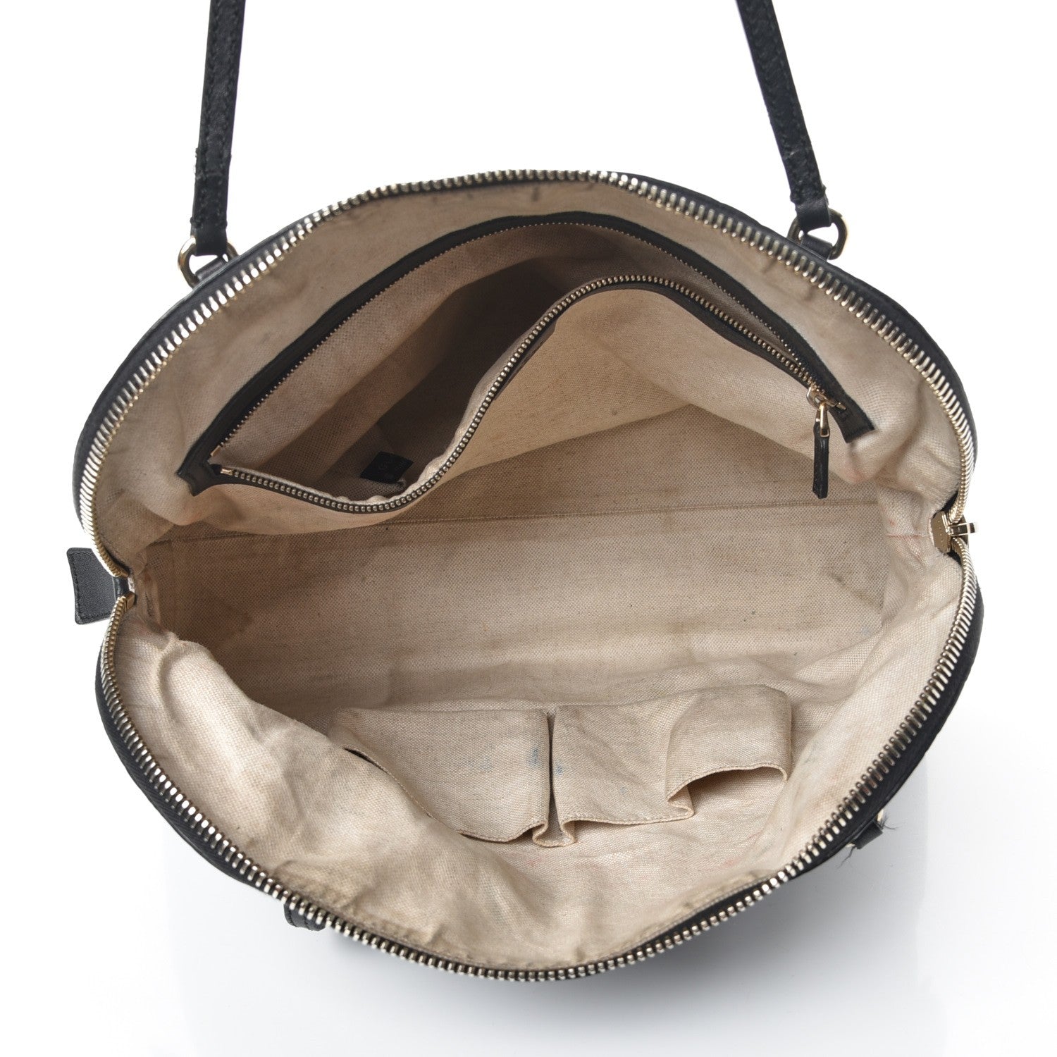 Gucci Guccissima Medium Bree Shoulder Bag Black 5 of 17