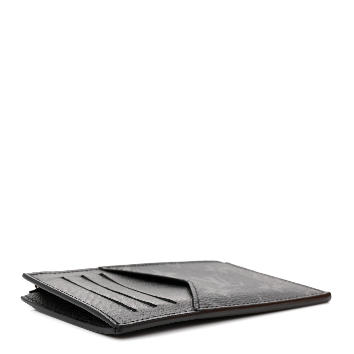 Louis Vuitton Monogram Eclipse Taiga Coin Card Holder 4 of 7