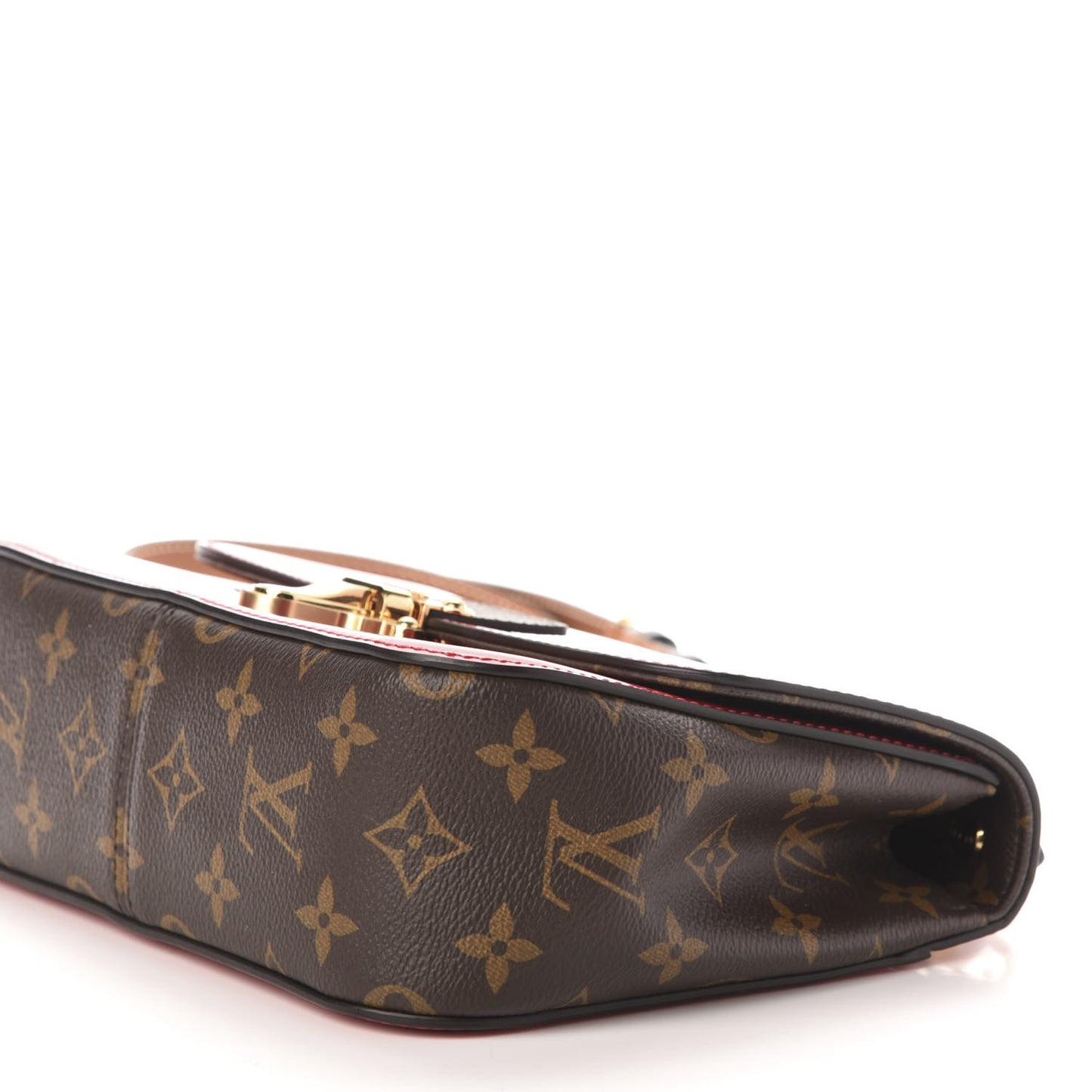 Patent Calfskin Monogram Cherrywood BB Scarlet