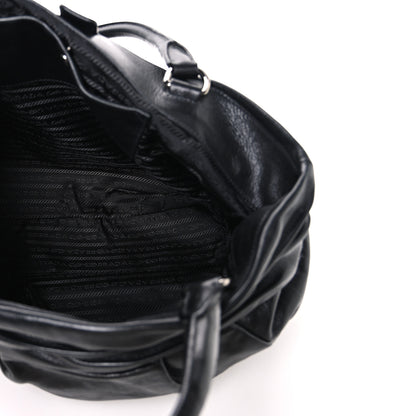 Prada Nappa Frills Tote Black 5 of 10