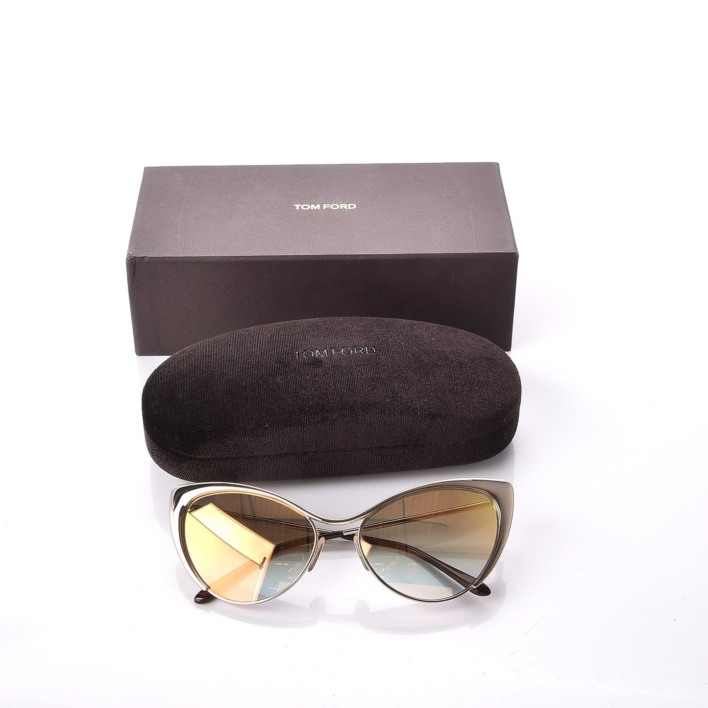 Nastasya Cat Eye Sunglasses TF304 Rose Gold