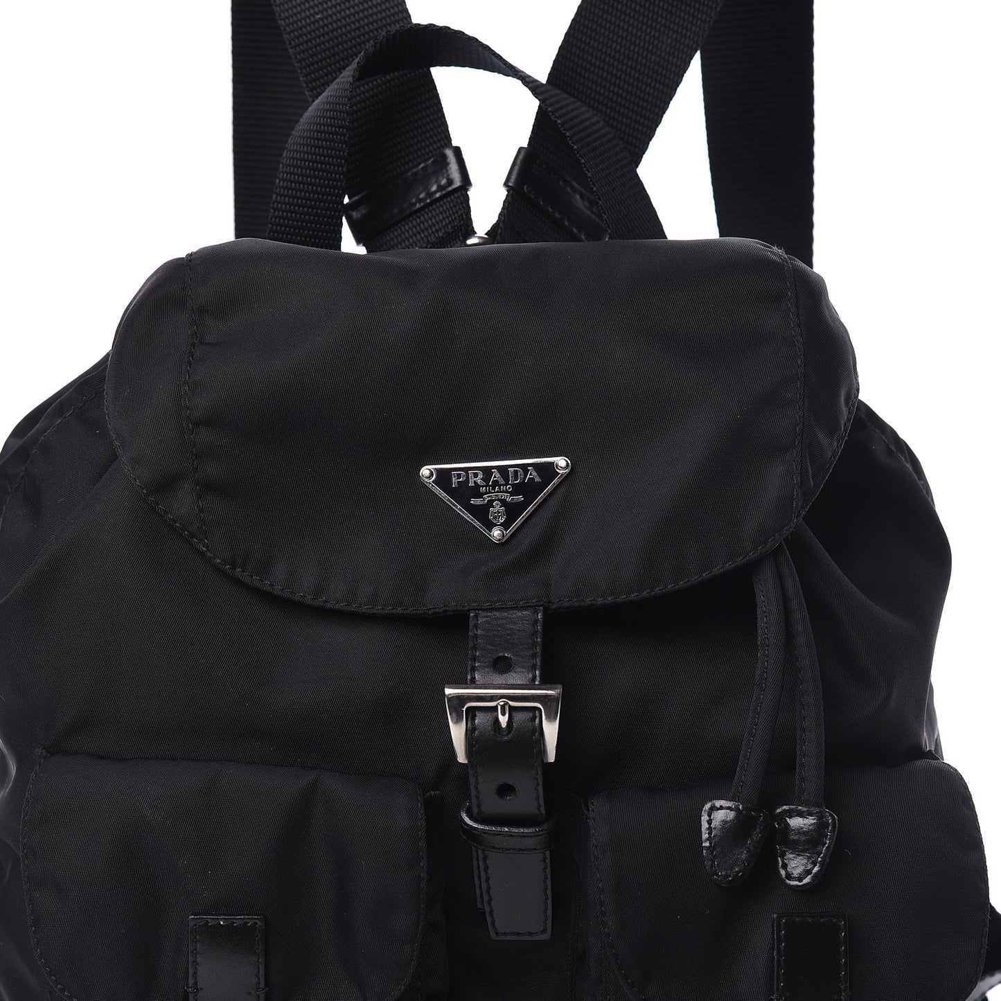 Tessuto Nylon Vela Small Backpack Black