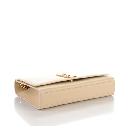 Saint Laurent Grain De Poudre Medium Monogram Kate Satchel Nude Powder 4 of 7