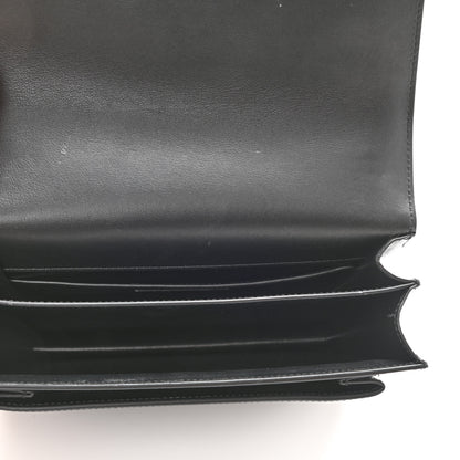 Saint Laurent Coated Bark Calfskin Medium Monogram Sunset Black 5 of 8