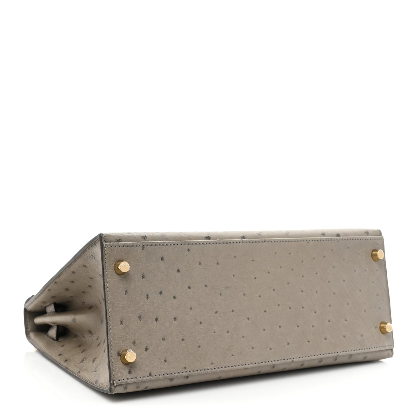 Ostrich Kelly Sellier 28 Gris Tourterelle