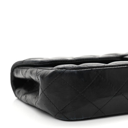 Chanel Lambskin Quilted East West Flap Black 9 of 10