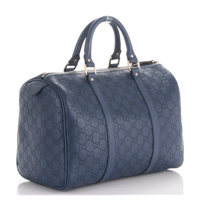 Gucci Guccissima Medium Joy Boston Blue 3 of 7