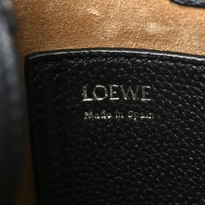 Loewe Soft Grained Calfskin Mini Pebble Bucket Bag Black 6 of 11