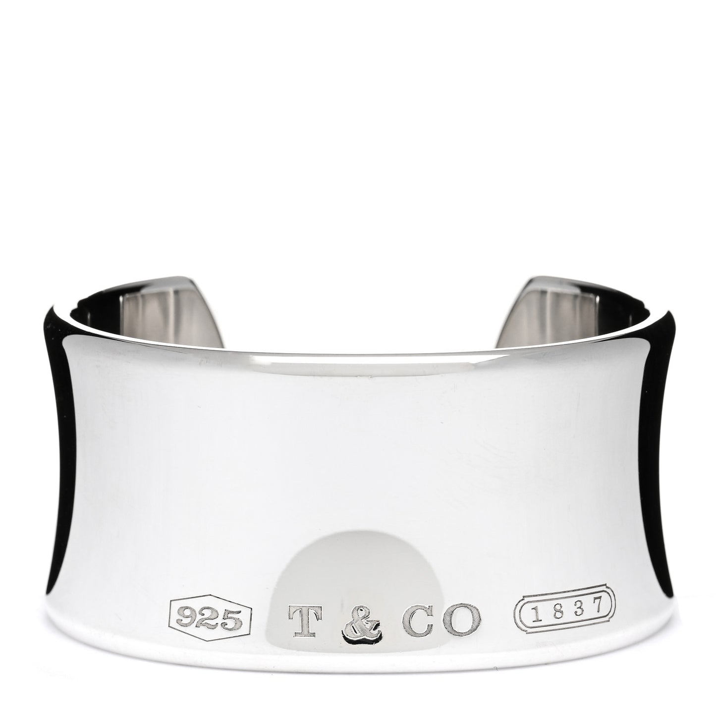 Sterling Silver Wide 1837 Cuff Bracelet