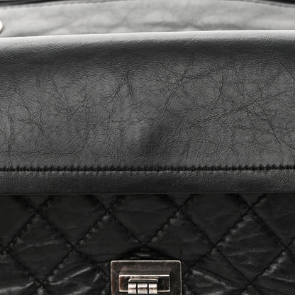 Chanel Aged Calfskin Quilted 2.55 Reissue 225 Flap Black 13 of 16
