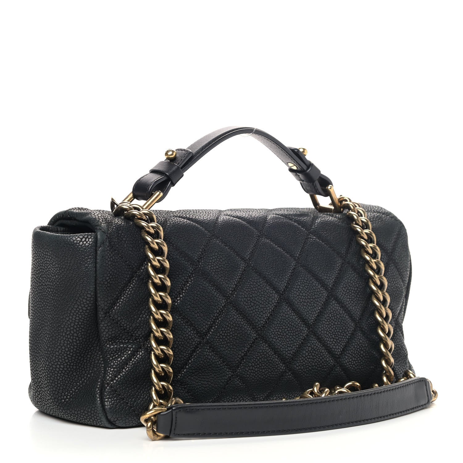 Chanel Iridescent Caviar Quilted Medium Chic Quilt Flap Black 2 of 5
