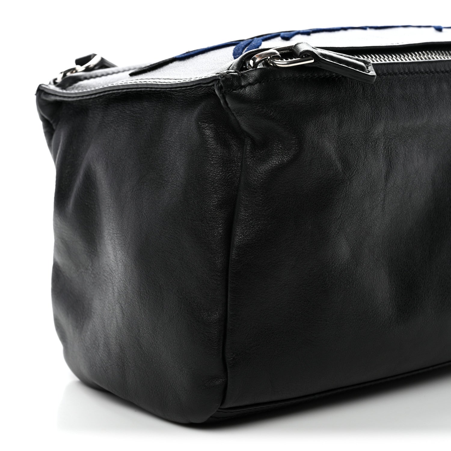 Givenchy Sugar Goatskin Velvet Logo Small Pandora Black 9 of 13