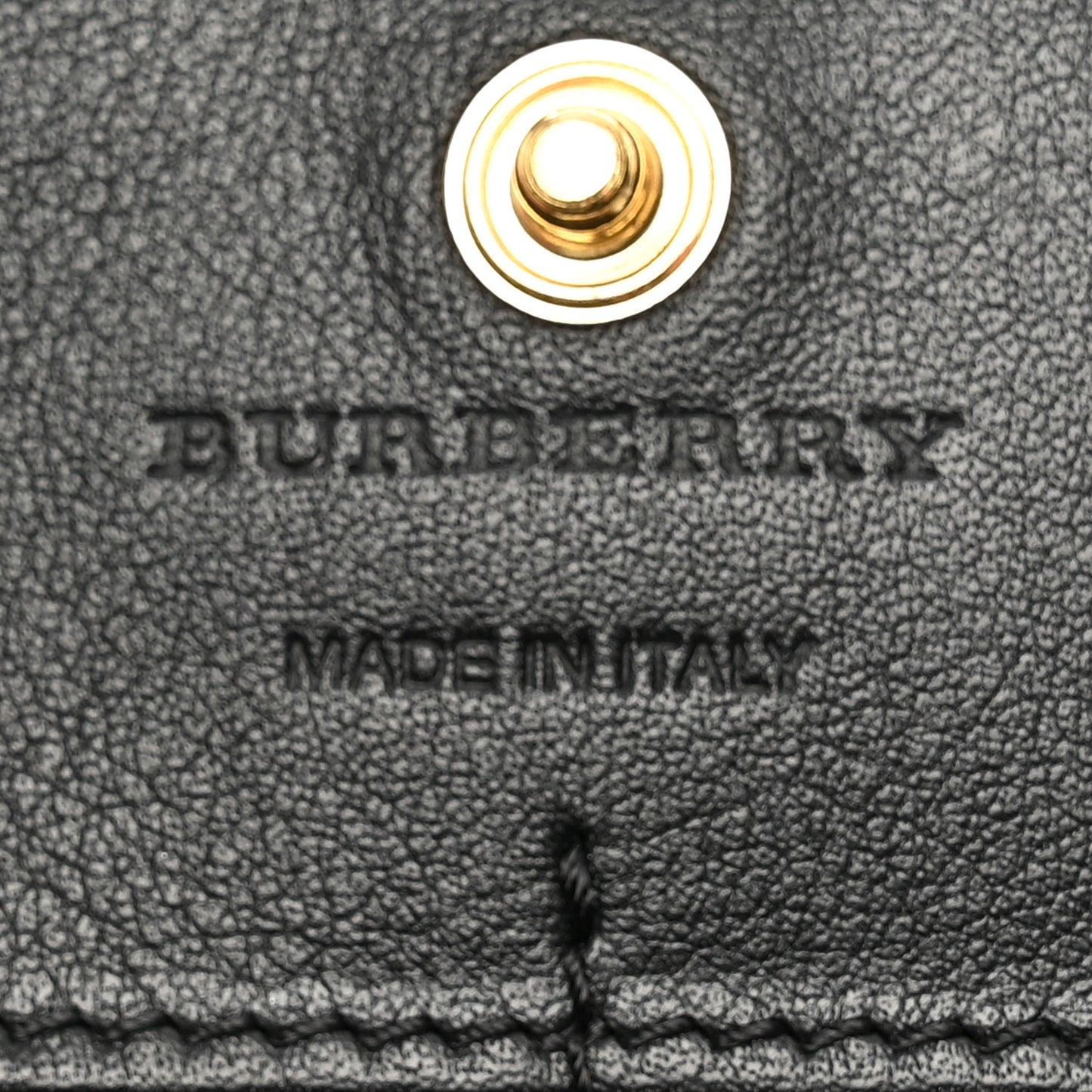 Calfskin House Check Porter Continental Wallet Black