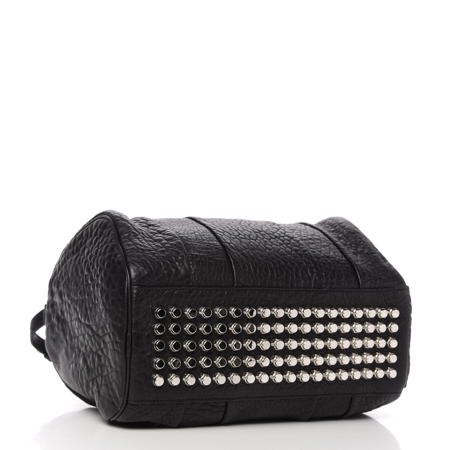 Alexander Wang Pebbled Lambskin Rocco Black Nickel Hardware 4 of 9