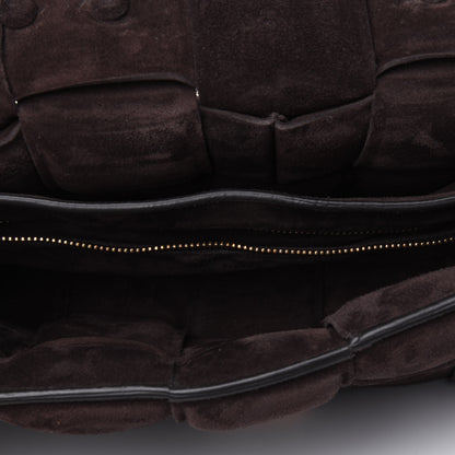 Bottega Veneta Suede Maxi Intrecciato Padded Chain Cassette Crossbody Bag Fondant 5 of 12