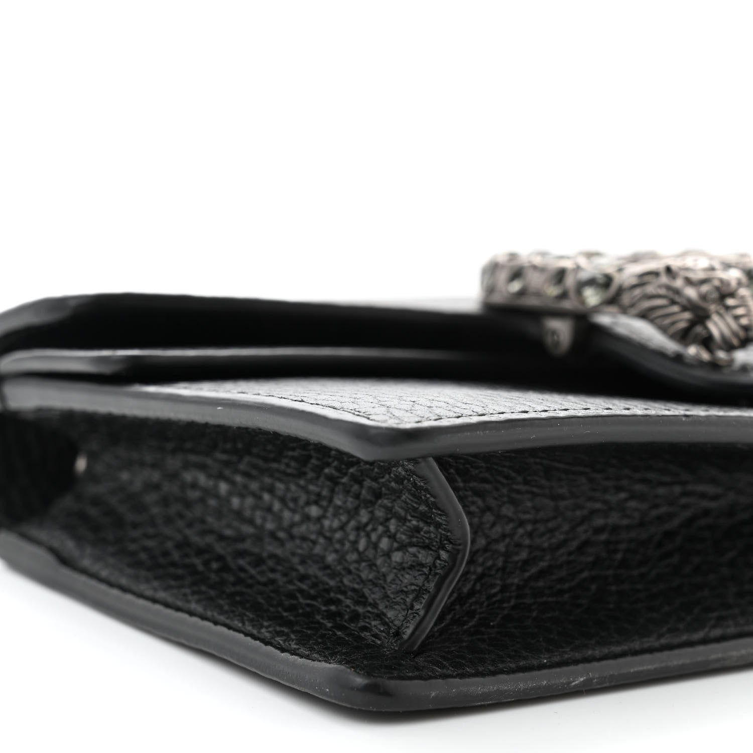 Gucci Calfskin Super Mini Dionysus Shoulder Bag Black 8 of 9