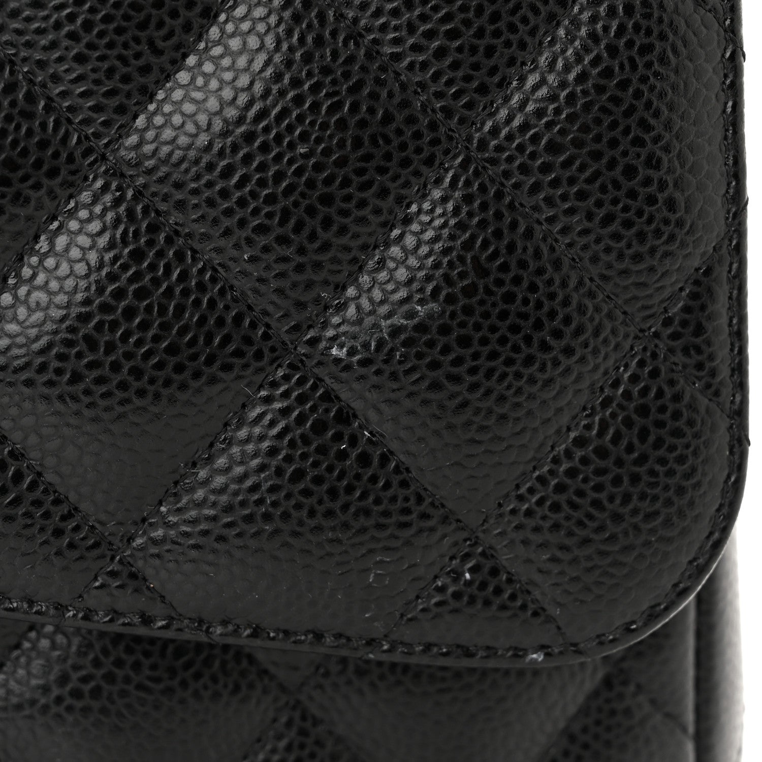Chanel Caviar Quilted Jumbo Double Flap Black 11 of 12