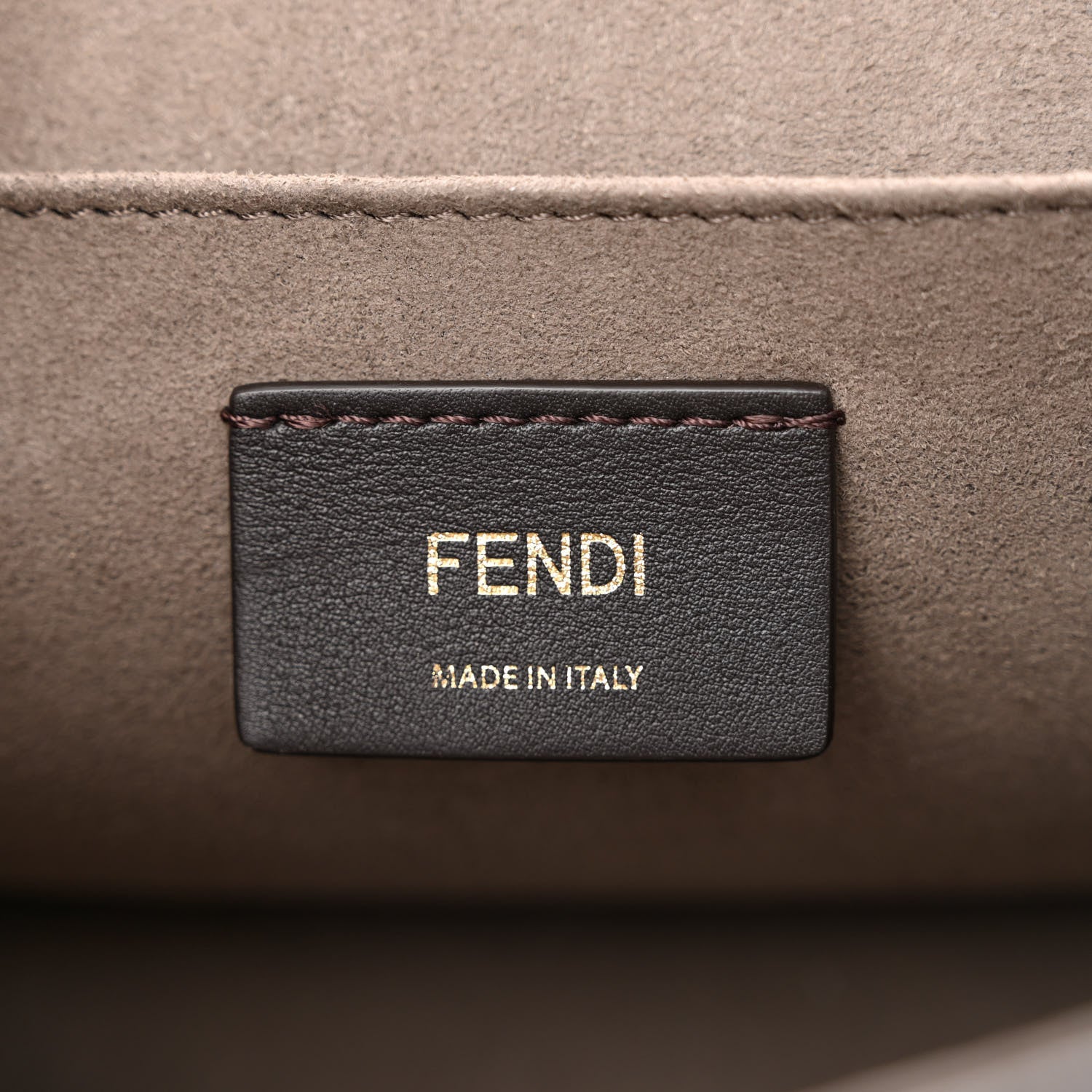 Fendi Vitello Century F is Fendi Bi-Color FF 1974 Embossed Kan I Shoulder Bag Fragola Maya Black 6 of 12