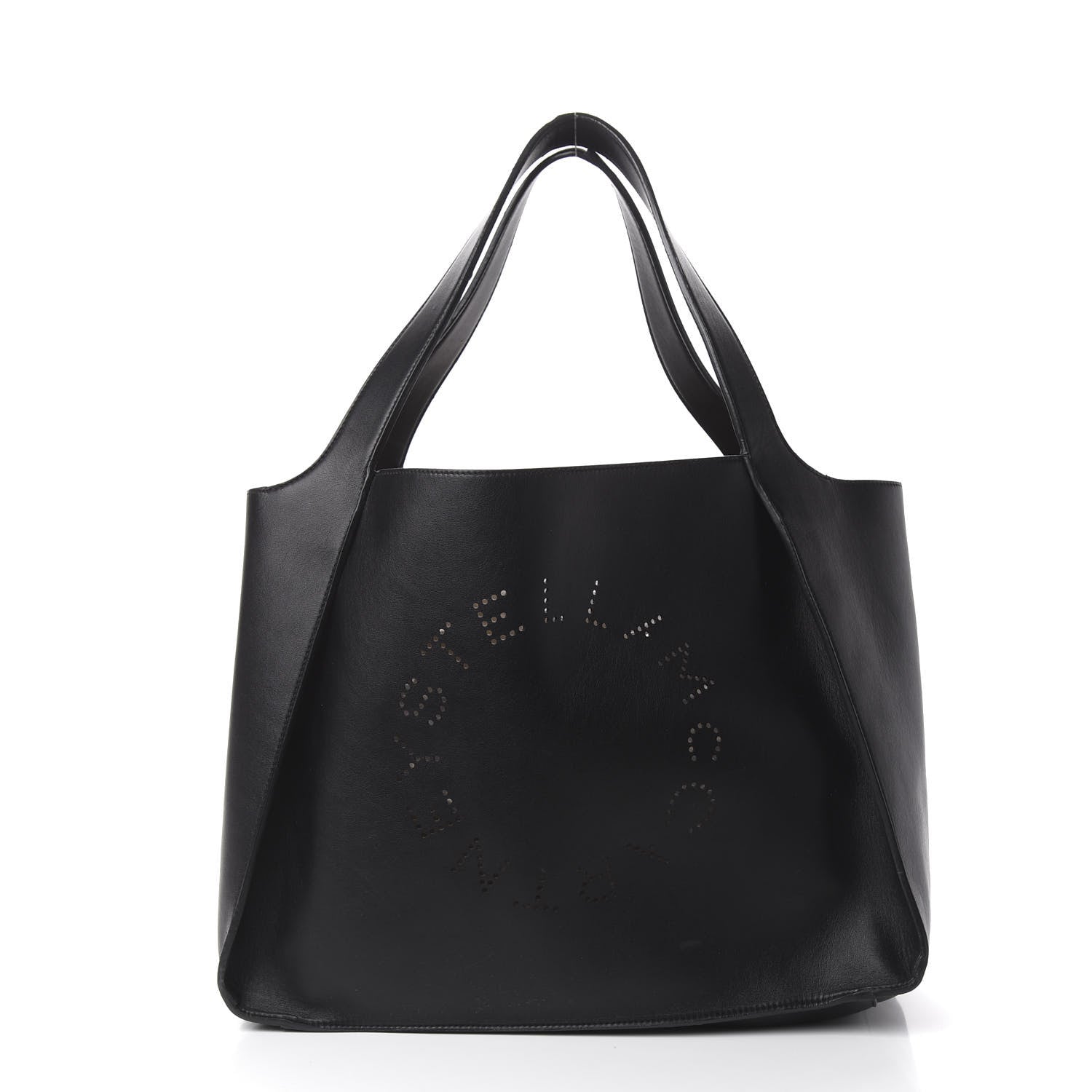 Stella McCartney Eco Alter Nappa East West Perforated Tote Grey 3 of 22