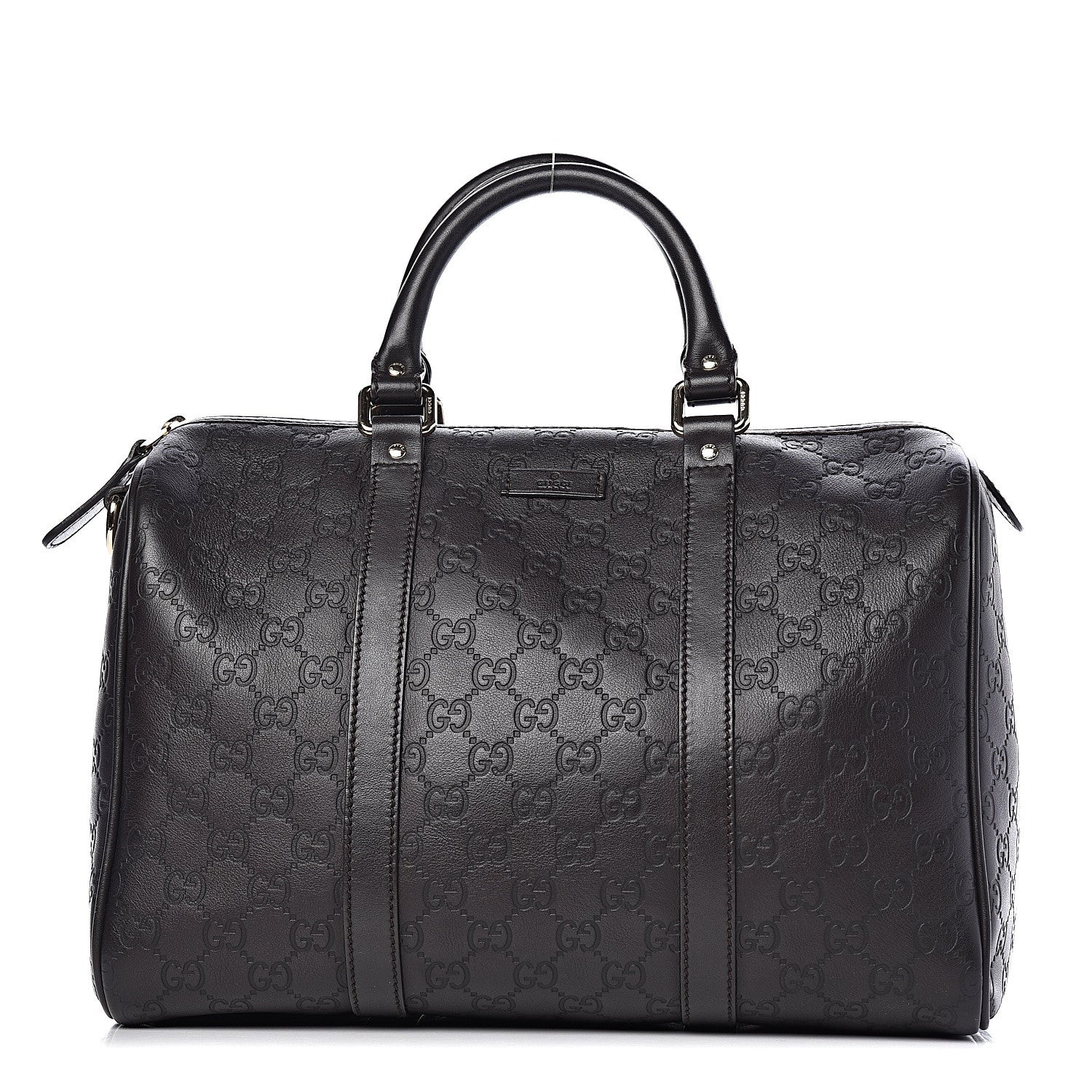 Gucci Guccissima Medium Joy Boston Dark Brown 1 of 10