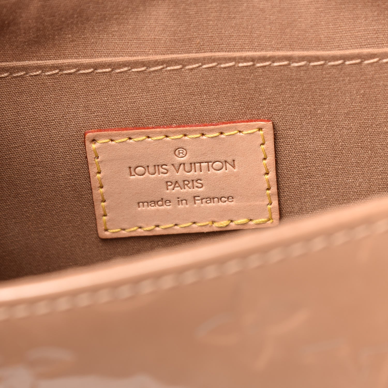 Louis Vuitton Vernis Biscayne Bay PM Noisette 8 of 11