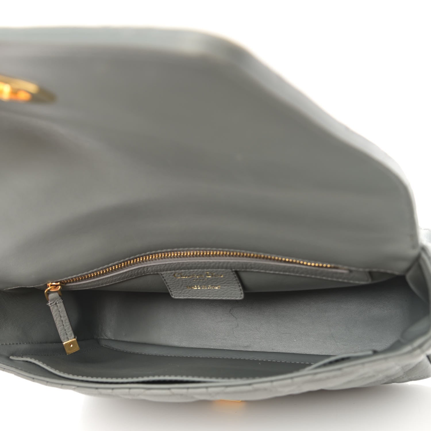 Christian Dior Lambskin Cannage Medium Caro Bag Grey 5 of 10