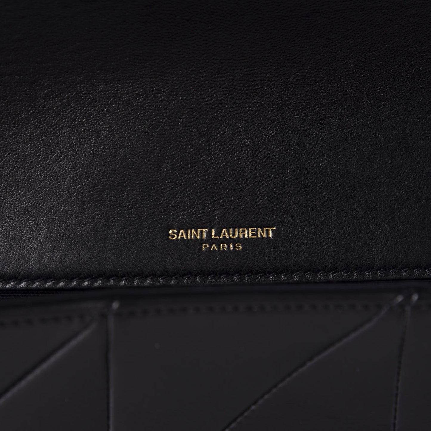Lambskin Patchwork Monogram Large Jamie Black