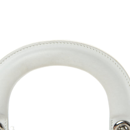 Christian Dior Lambskin Cannage Mini Lady Dior White 12 of 14