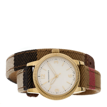 Burberry Stainless Steel Calfskin 30mm Double Wrap Quartz Watch BU7851 2 of 5