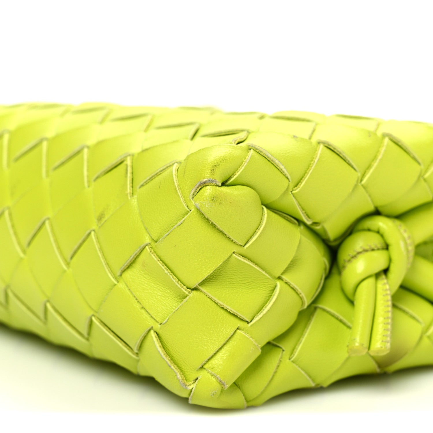 Bottega Veneta Nappa Intrecciato Mini Loop Camera Bag Acid Kiwi 9 of 11