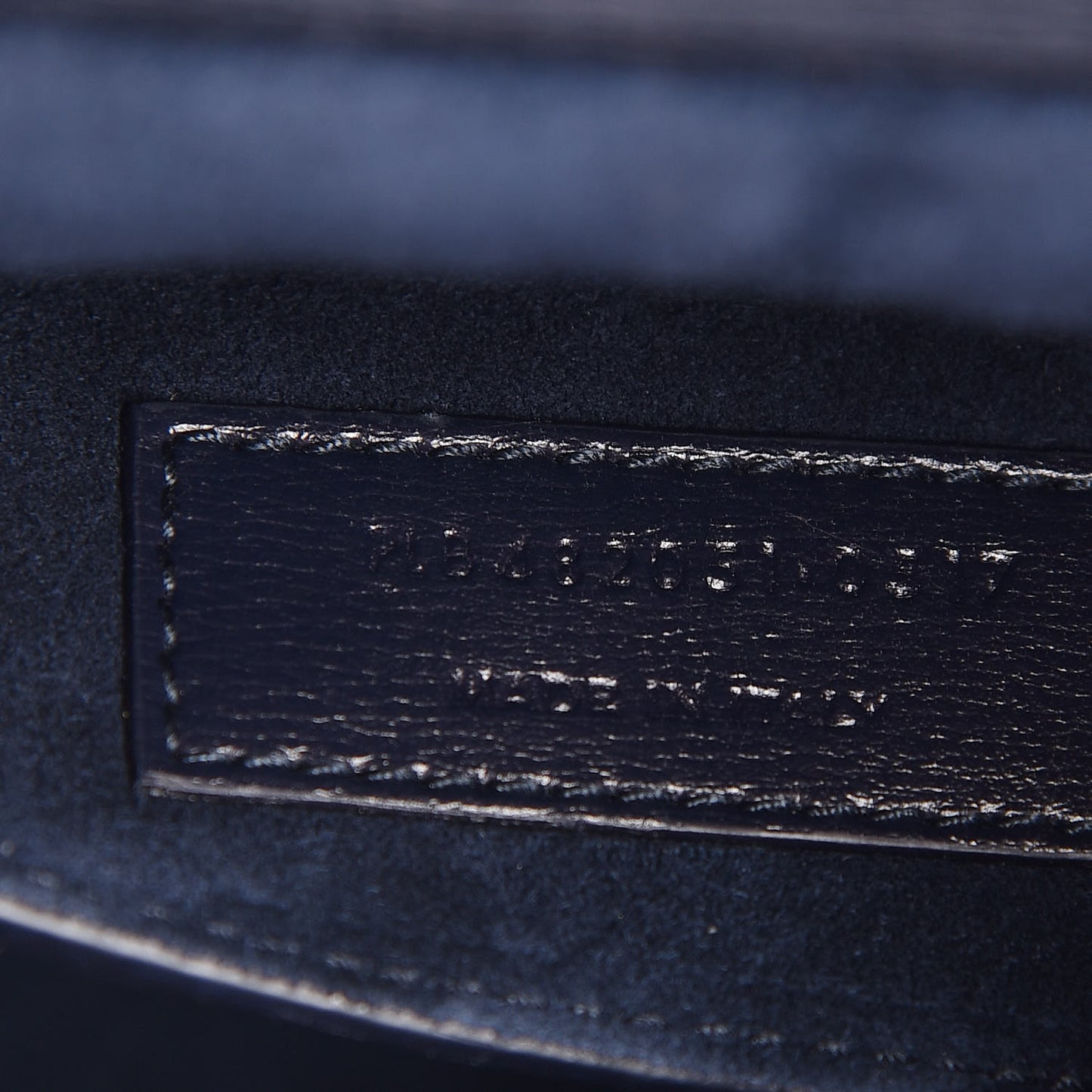 Calfskin Medium Bellechasse Satchel Navy