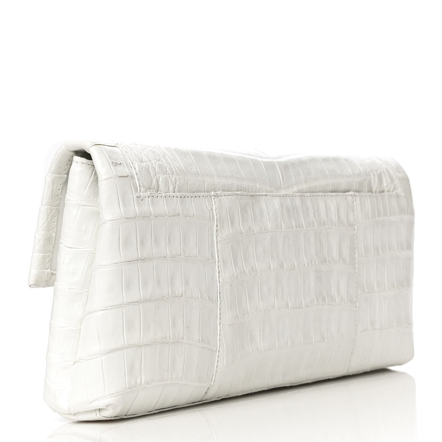 Nancy Gonzalez Crocodile Clutch White 3 of 18