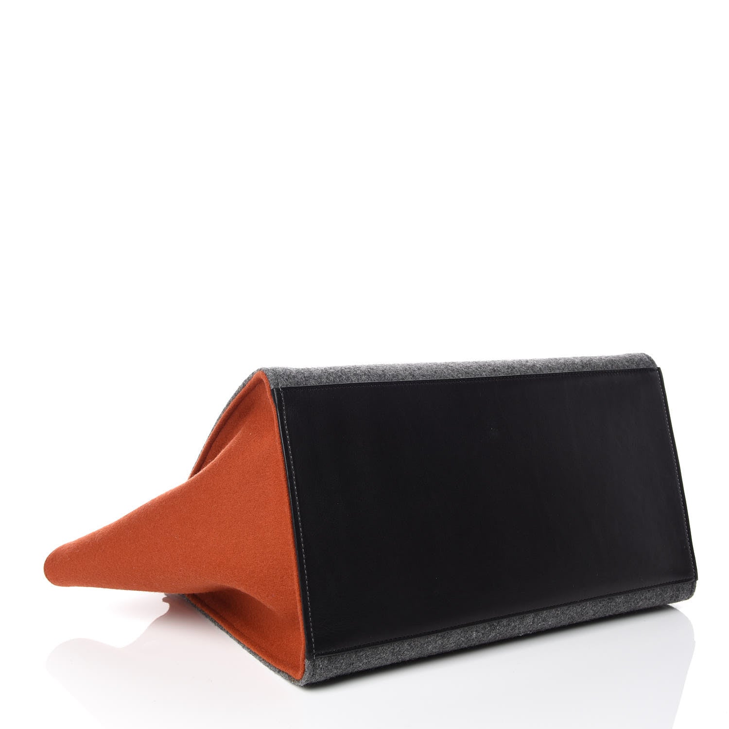 Celine Felt Smooth Calfskin Tri-color Medium Trapeze Brick 5 of 12