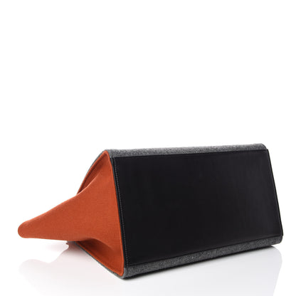 Celine Felt Smooth Calfskin Tri-color Medium Trapeze Brick 5 of 12