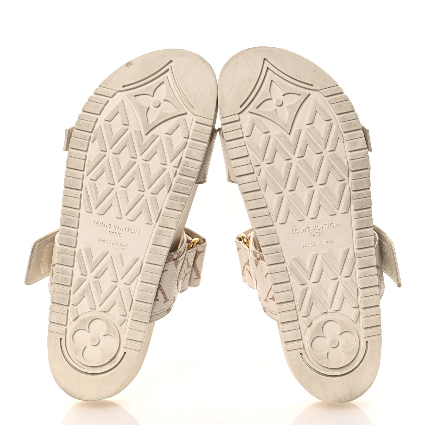 Monogram Bom Dia Flat Comfort Mule 38 Beige