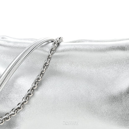 Loewe Metallic Nappa Donut Chain Flamenco Knot Silver 8 of 10