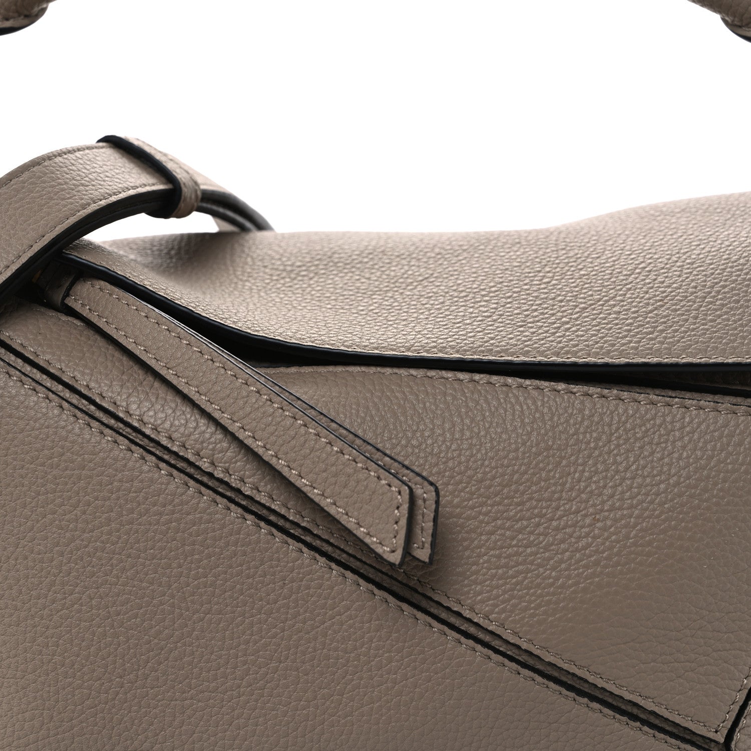 Loewe Grained Calfskin Small Puzzle Bag Sand 7 of 10