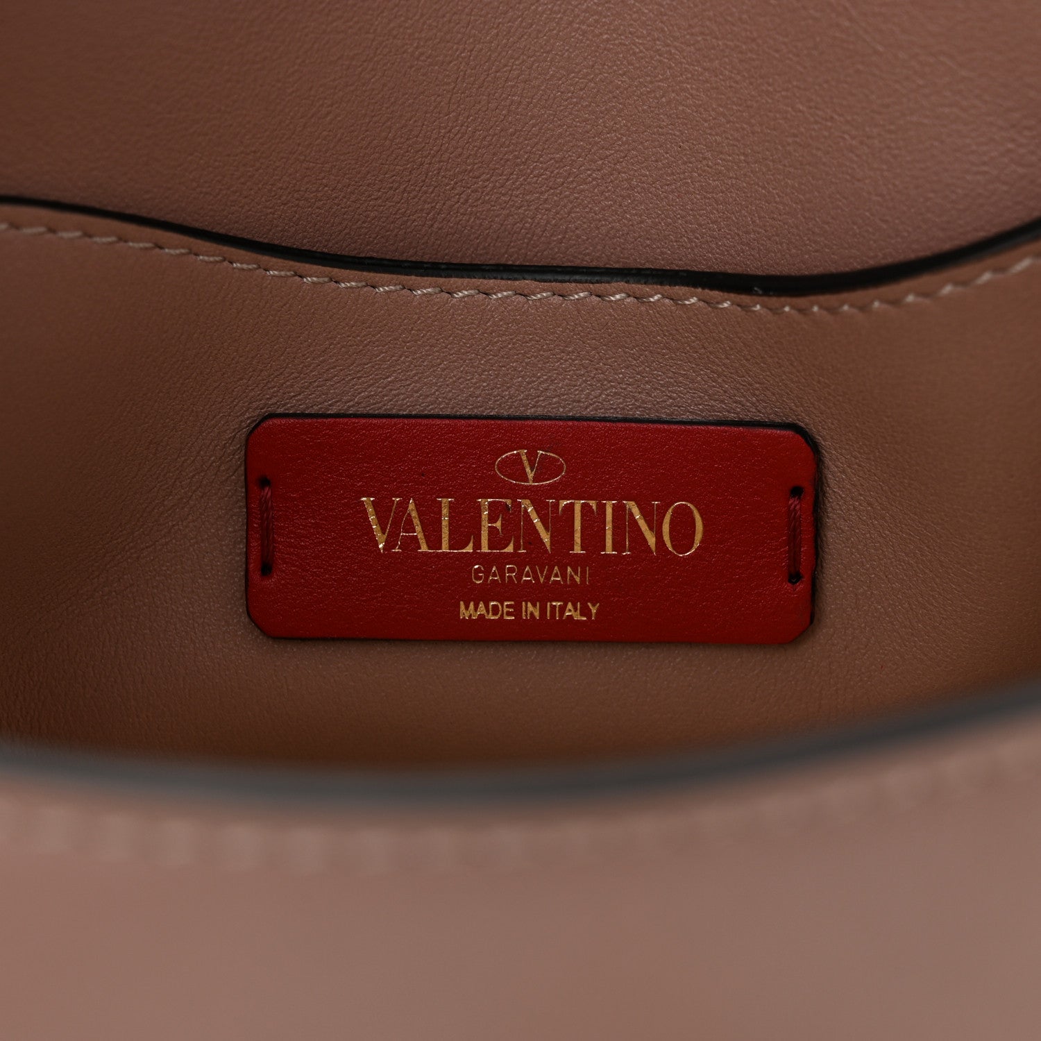 Valentino Garavani Calfskin Mini Rockstud Crossbody Bag Poudre 6 of 9