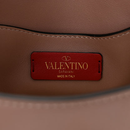 Valentino Garavani Calfskin Mini Rockstud Crossbody Bag Poudre 6 of 9
