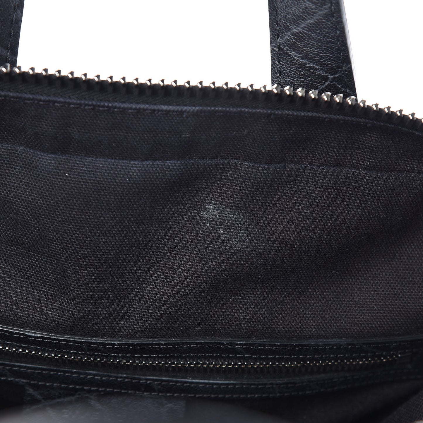 Calfskin Elephant Embossed Medium Nightingale Black