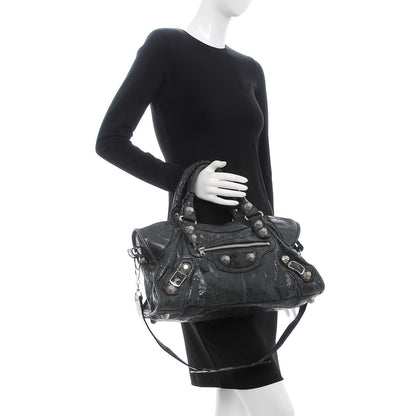 Balenciaga Agneau Giant 21 Silver Hardware Part Time Anthracite 2 of 14