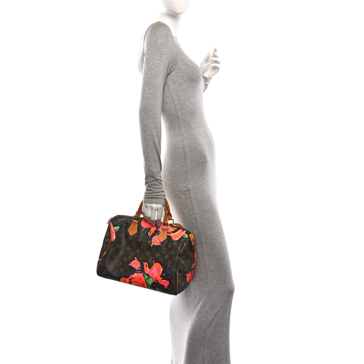 Louis Vuitton Monogram Roses Speedy 30 2 of 11