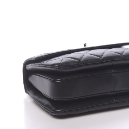 Chanel Lambskin Quilted Small Trendy CC Dual Handle Flap Bag Black 8 of 11