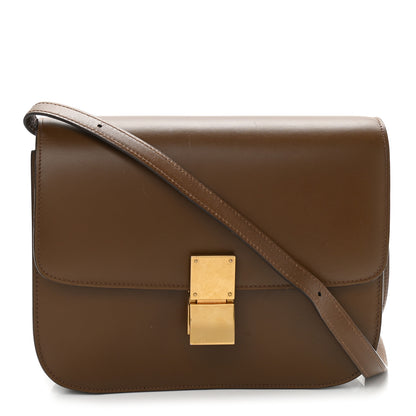 Celine Box Calfskin Medium Classic Box Flap Bag Camel 1 of 13