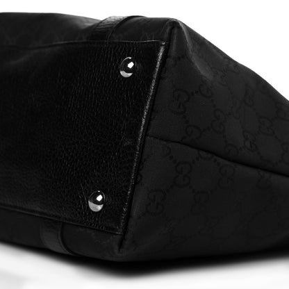 Gucci Nylon Monogram Medium Abbey Tote Black 10 of 13