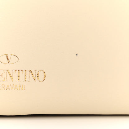 Valentino Garavani Calfskin Colorblock Mime Single Handle Bag Ruby Marine 14 of 14