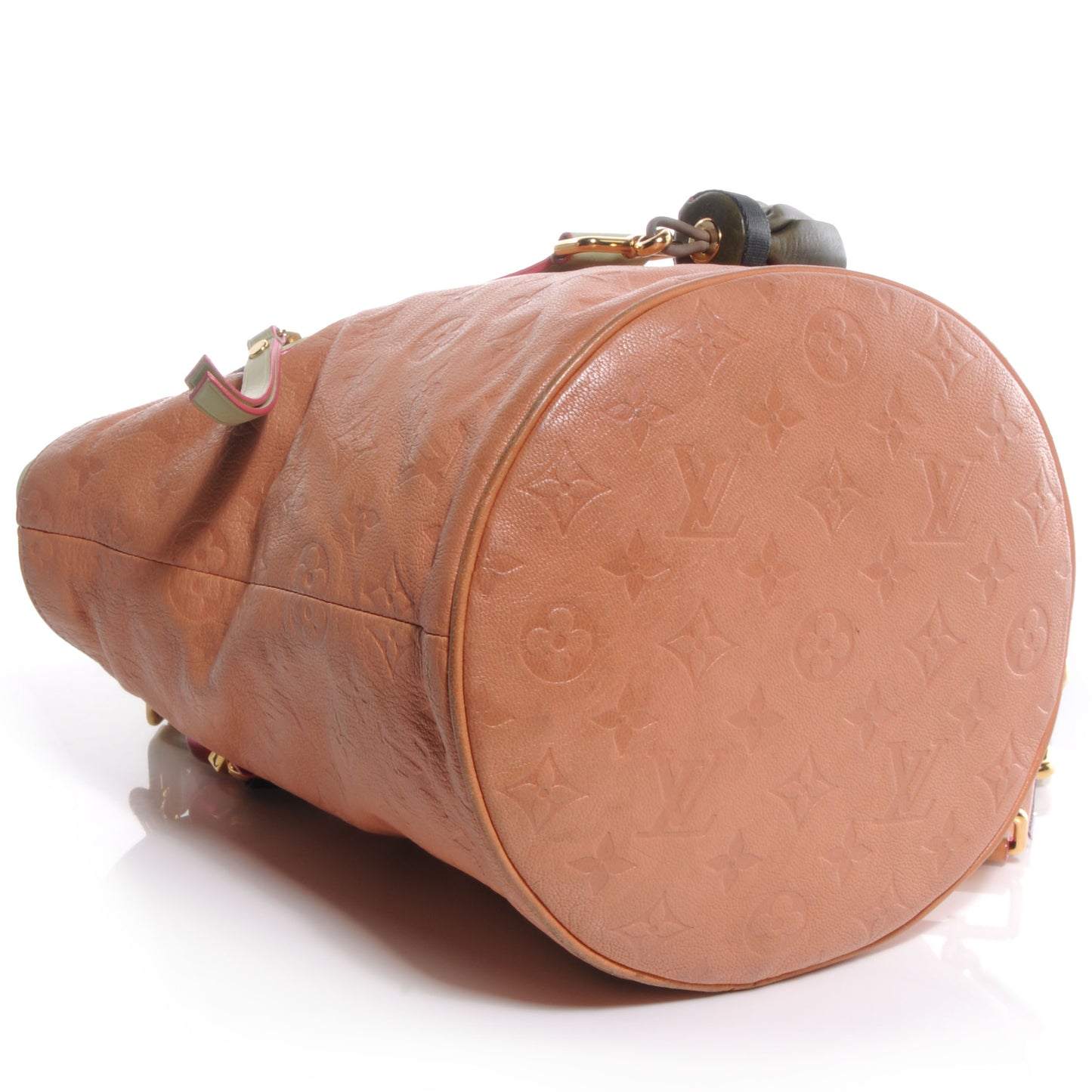 Monogram Leather Underground Duffle Bag Rose